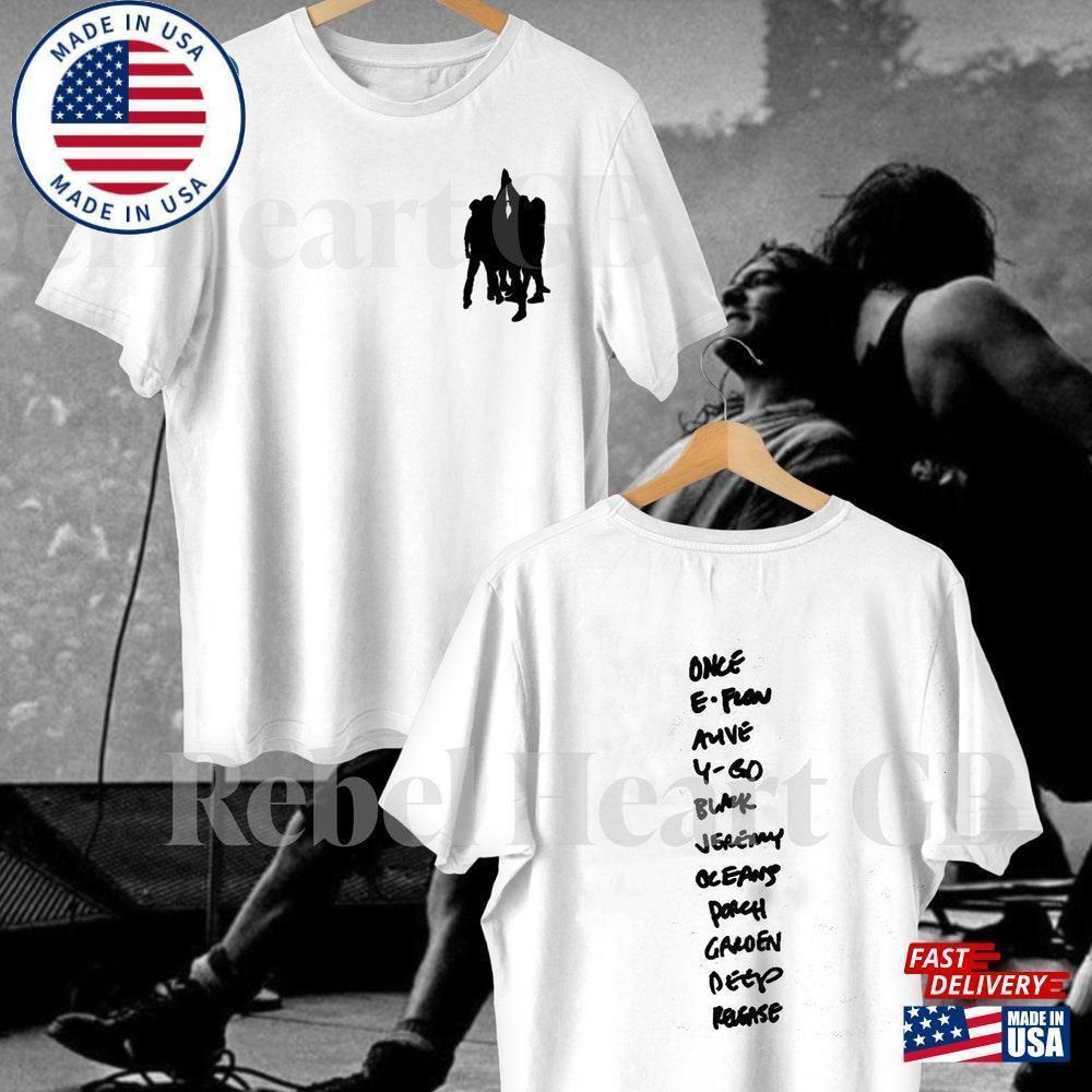 Pearl Jam Ten T-Shirt 90S Grunge Album  2 Sided